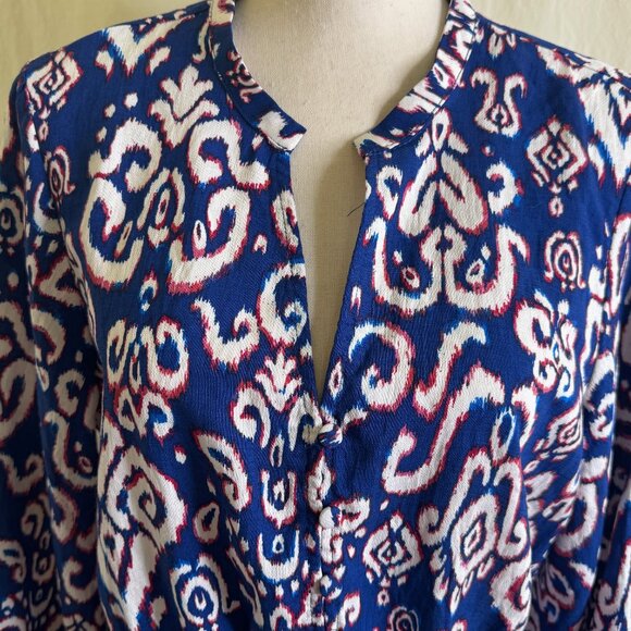 NWT Zara Summer Dress Mini Long Sleeves Button Front Dress Size L - Picture 6 of 12